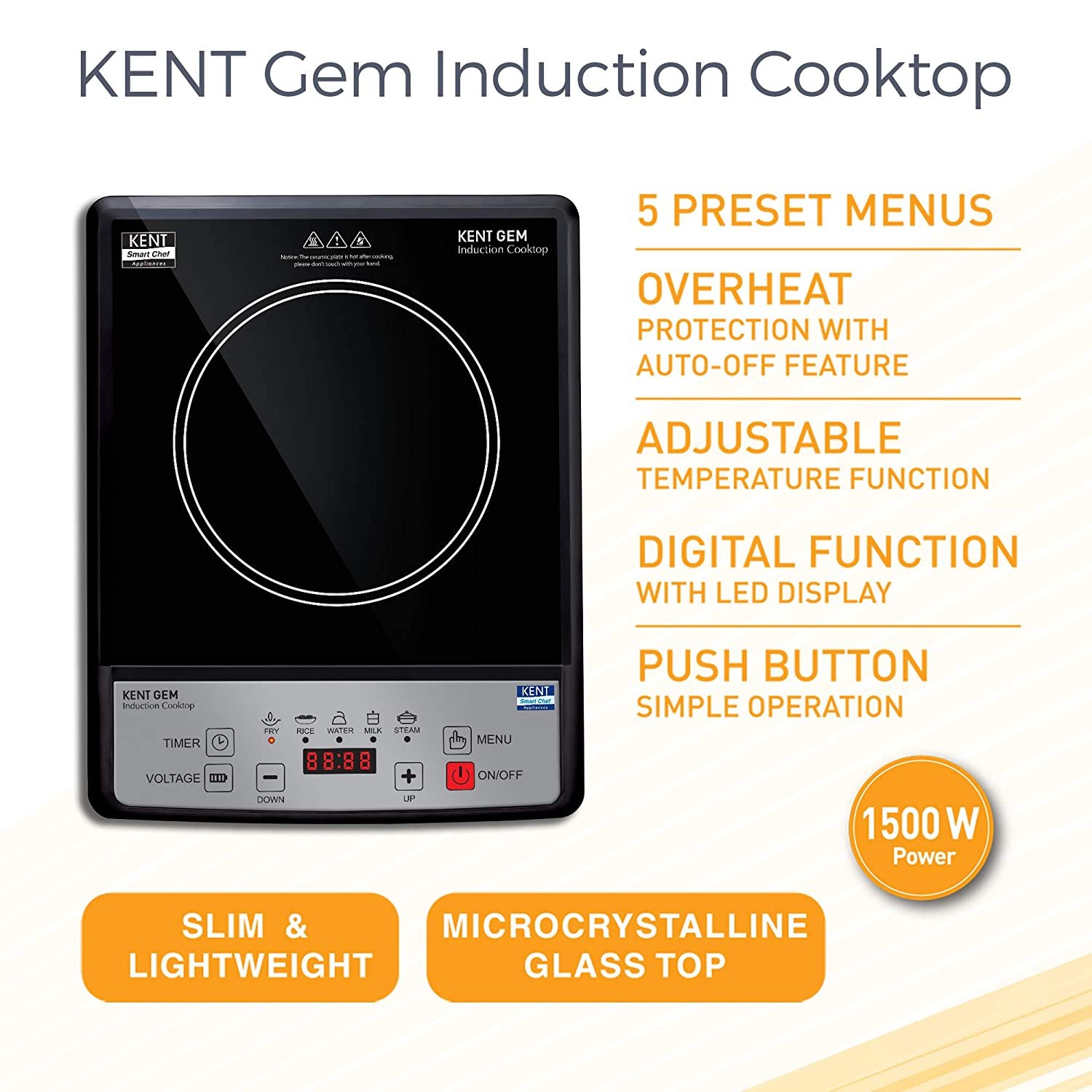 kent induction 1500 watt price